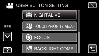 USER BUTTON SETTING1